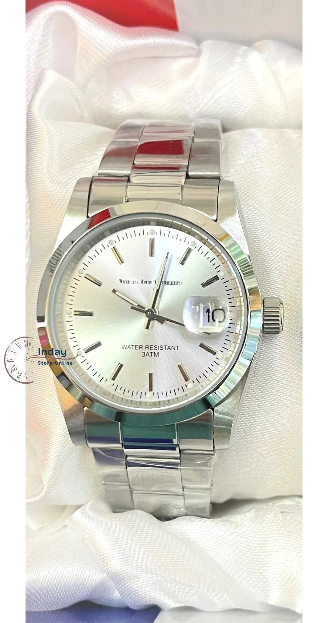 范倫鐵諾 古柏 Coupeau Men's Watch 12168SM-10 Silver Stainless Steel Band