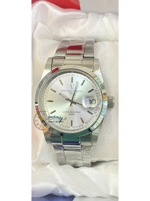 范倫鐵諾 古柏 Coupeau Men's Watch 12168SM-10 Silver Stainless Steel Band