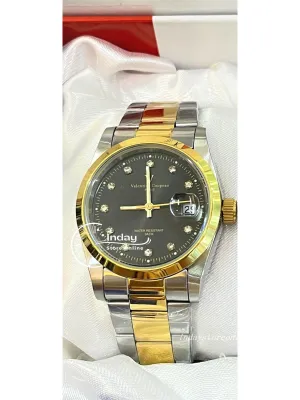 范倫鐵諾 古柏 Coupeau Men's Watch 12168TM-18 Two-Tone Stainless Steel Band
