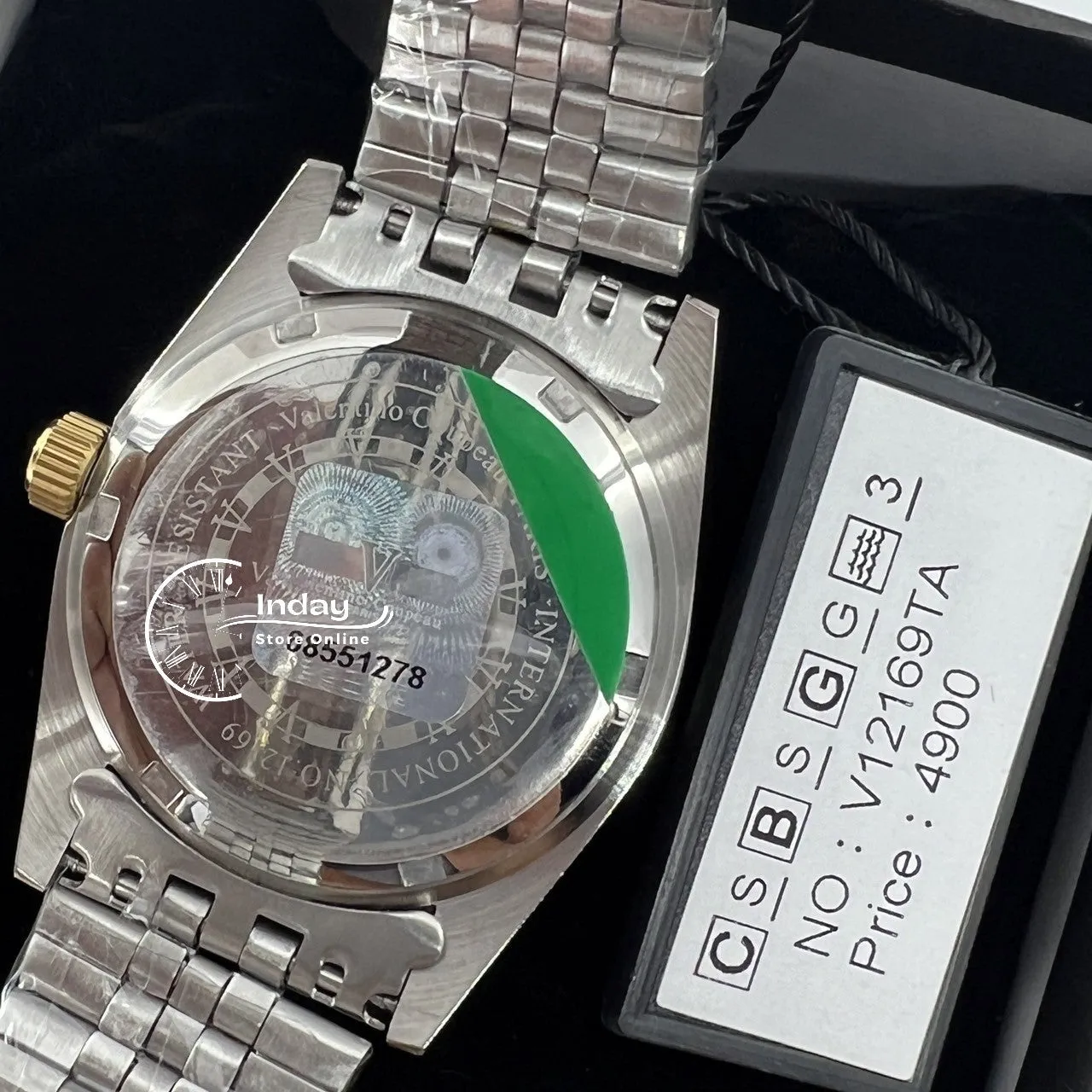 范倫鐵諾 古柏 Coupeau Men's Watch 12169TM-22 Two-Tone Stainless Steel Band