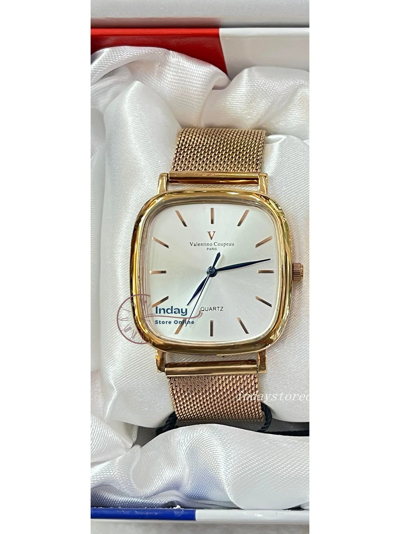 范倫鐵諾 古柏 Coupeau Men's Watch 61610AR-1M Gold Adjustable Strap