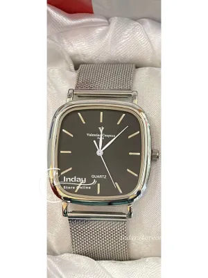 范倫鐵諾 古柏 Coupeau Men's Watch 61610AS-2M Silver Adjustable Strap