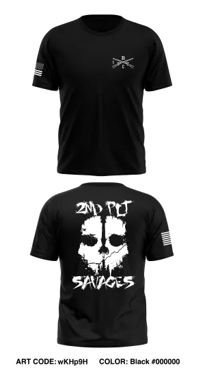1-35AR, C Co, 2ND PLT Store 1 Core Men's SS Performance Tee - wKHp9H