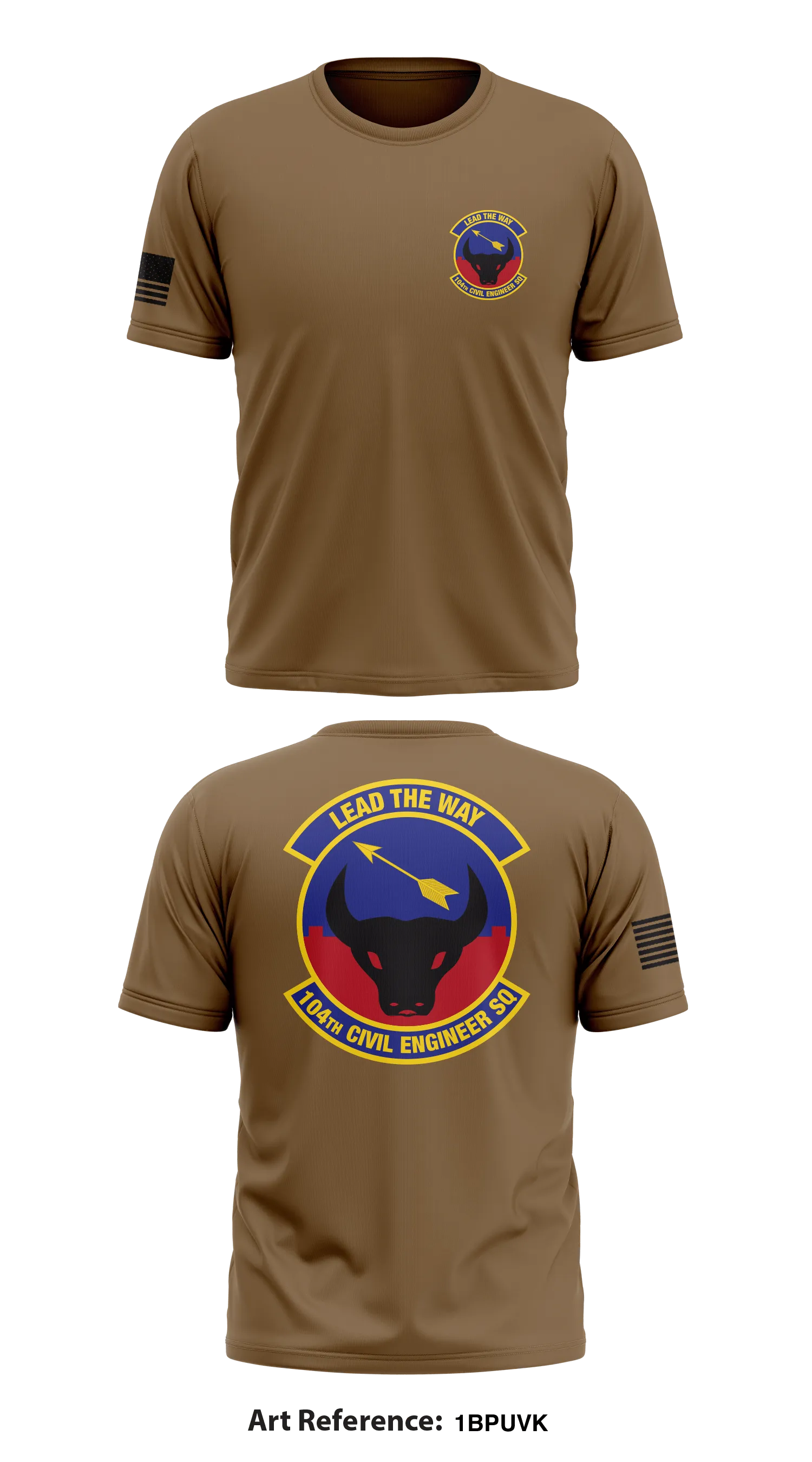 104th Fighter Wing Store 1 Core Men's SS Performance Tee - 1BpUvK