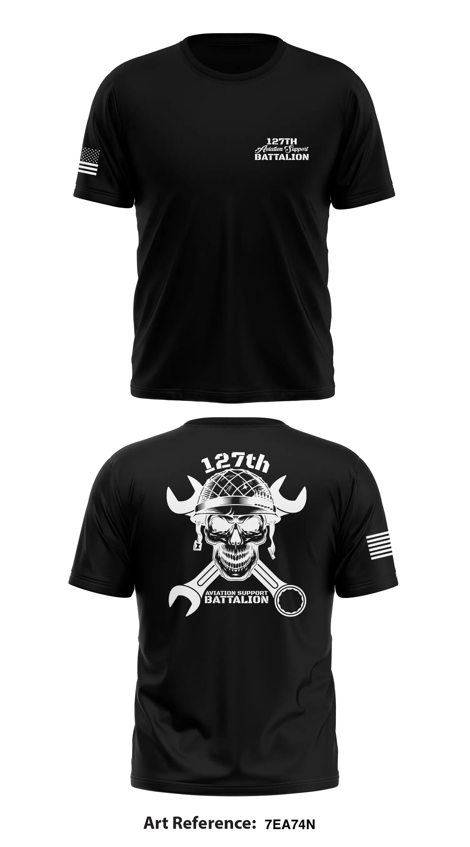 127 Aviation Support Battalion Store 1 Core Men's SS Performance Tee - 7ea74N