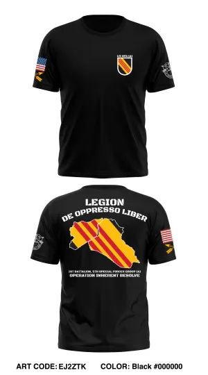 1BN, 5th SFG (A) Store 1 Core Men's SS Performance Tee - EJ2ZTK