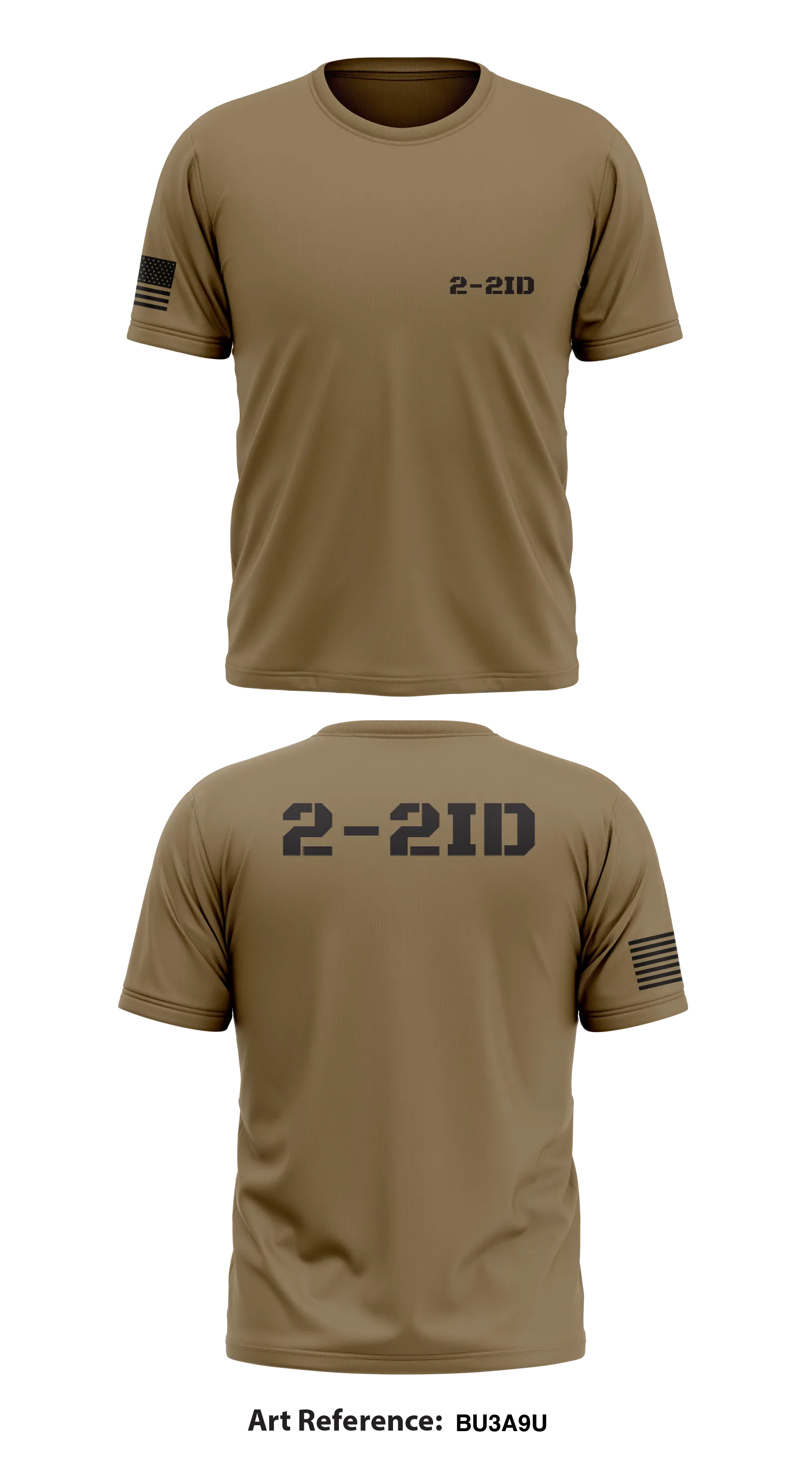 2-2ID Store 1 Core Men's SS Performance Tee - Bu3A9U