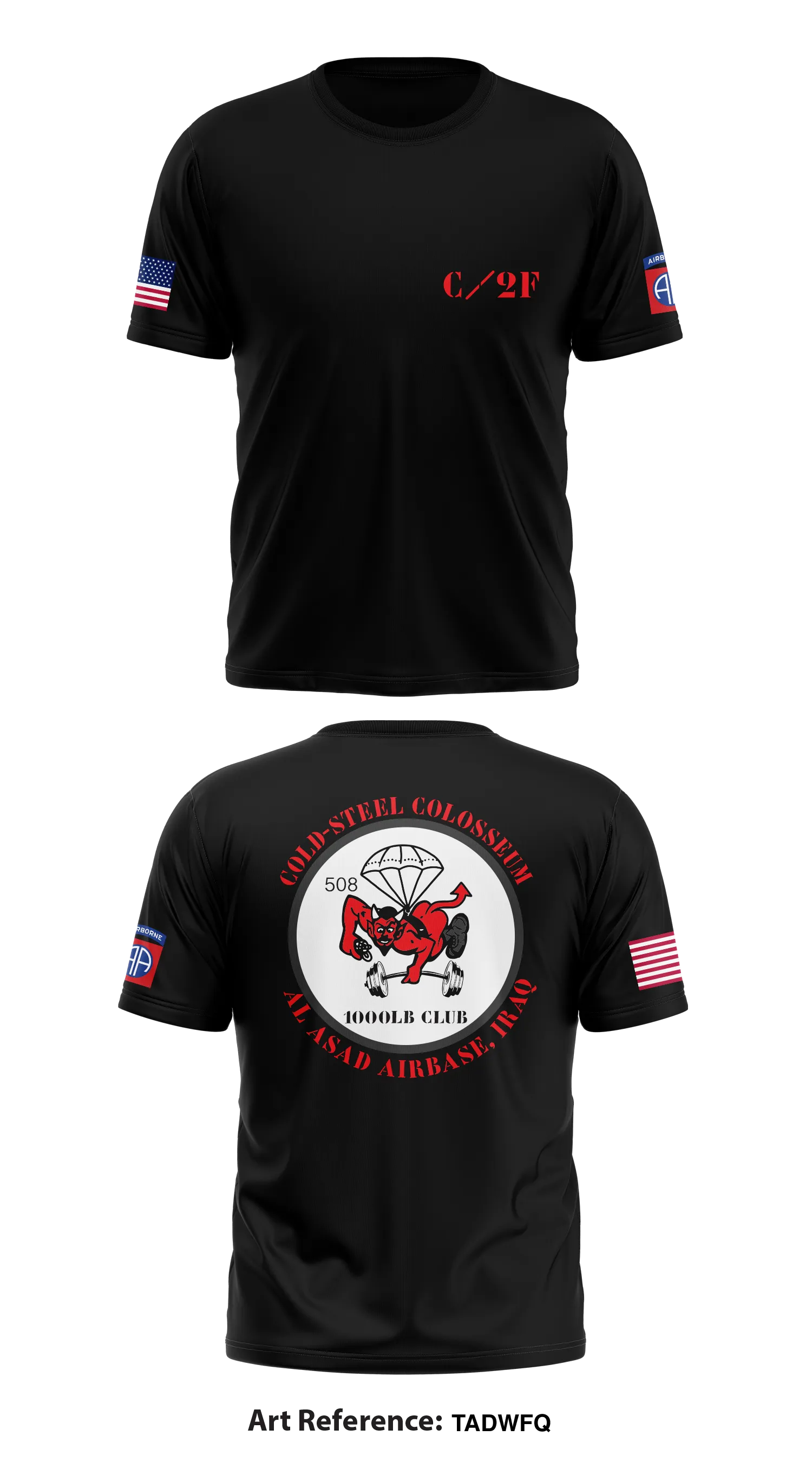 2 / 508th PIR Store 1 Core Men's SS Performance Tee - taDwfQ