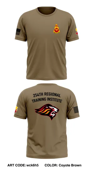 254th Regional Training Institute  Store 1 Core Men's SS Performance Tee - wck6h5