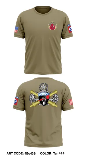 3-319 AFAR (1-504 PIR Red Devil Fisters) 1BCT, 82nd DIV Store 1 Core Men's SS Performance Tee - 4Eq43S