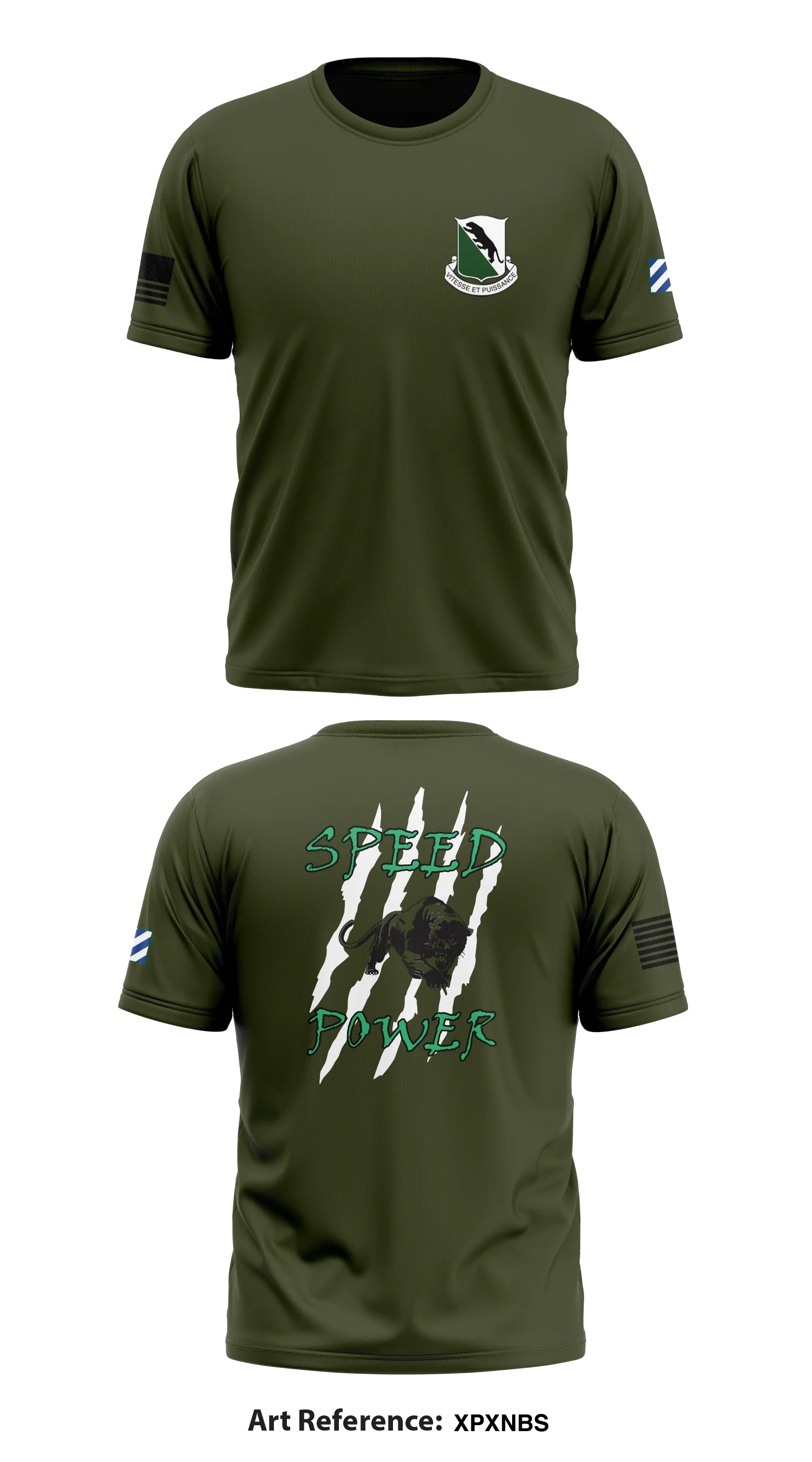 3-69 AR 1ABCT 3ID Store 1 Core Men's SS Performance Tee - XpXNbs