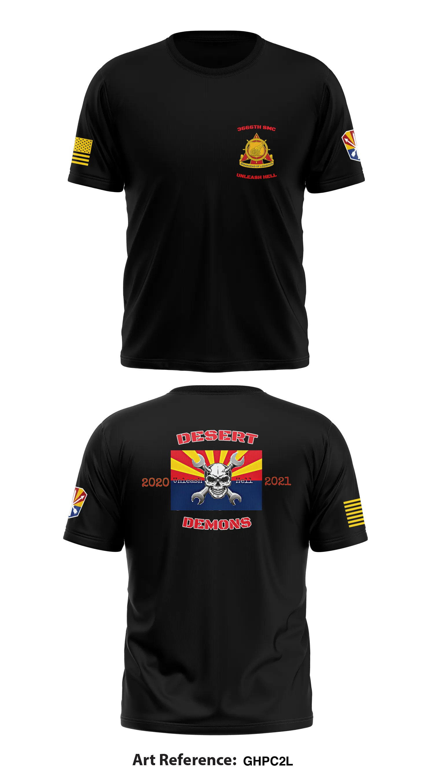 3666th SMC Store 1 Core Men's SS Performance Tee - GhPc2L