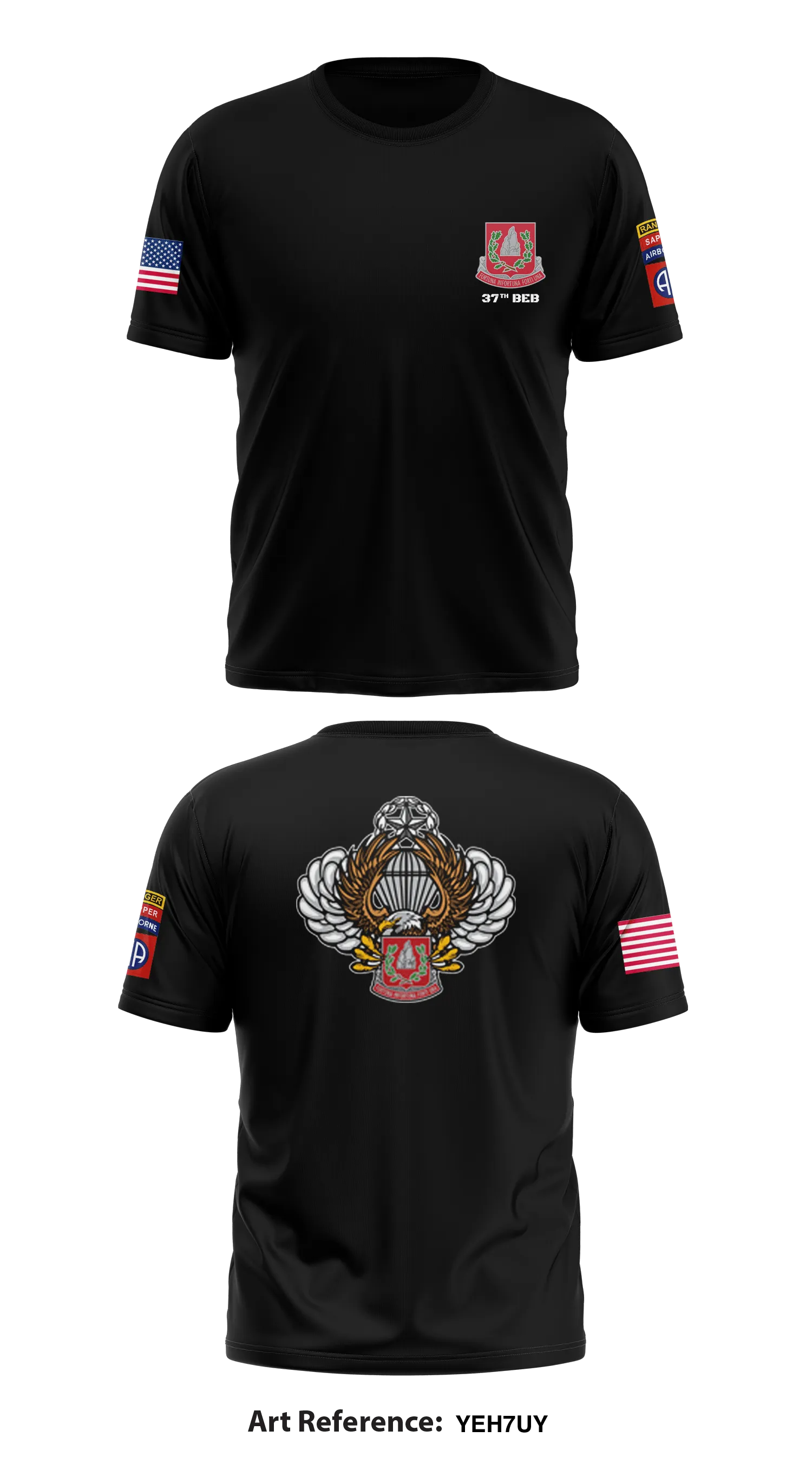 37th BEB1 Core Men's SS Performance Tee - Yeh7Uy