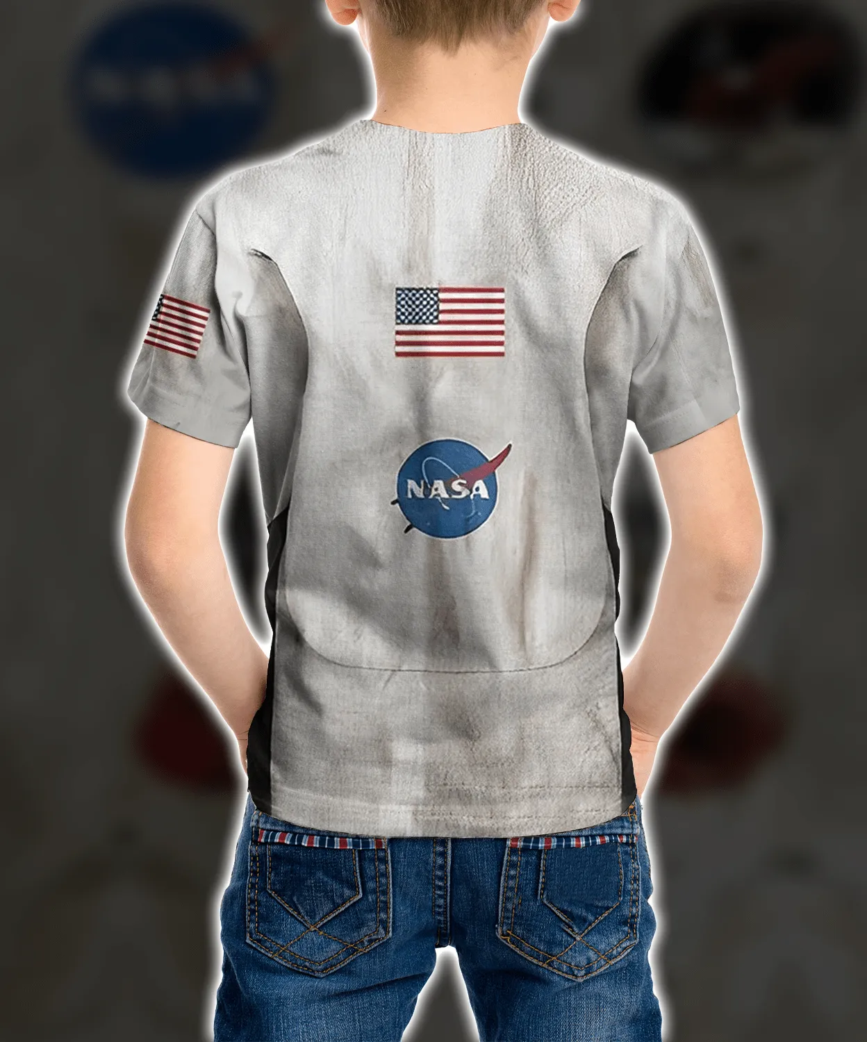 3D 50th Anniversary Armstrong Spacesuit Kid Tshirt QT211601