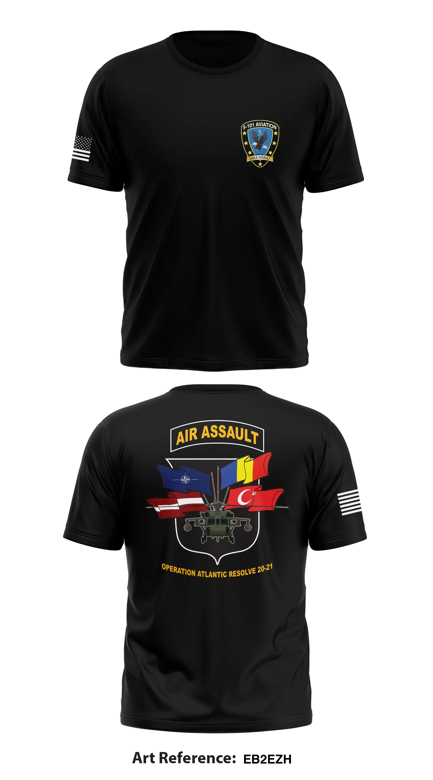 5 101 AVN REGT Store 1 Core Men's SS Performance Tee - eB2ezh