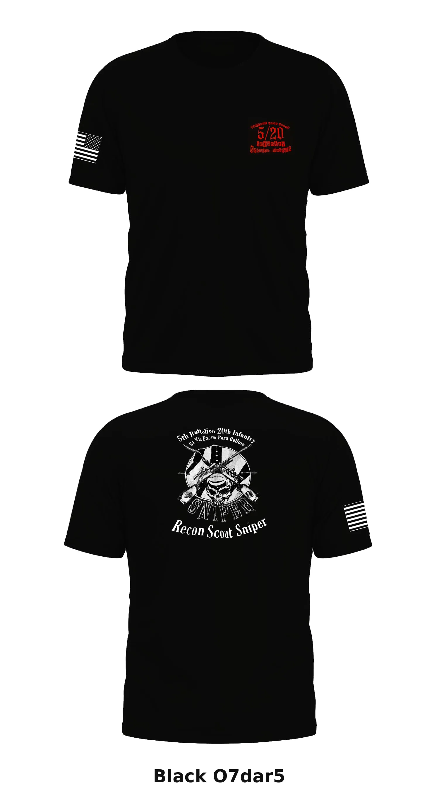 5th Batt 20th INF Recon Scout Snipers Store 1 Core Men's SS Performance Tee - O7dar5