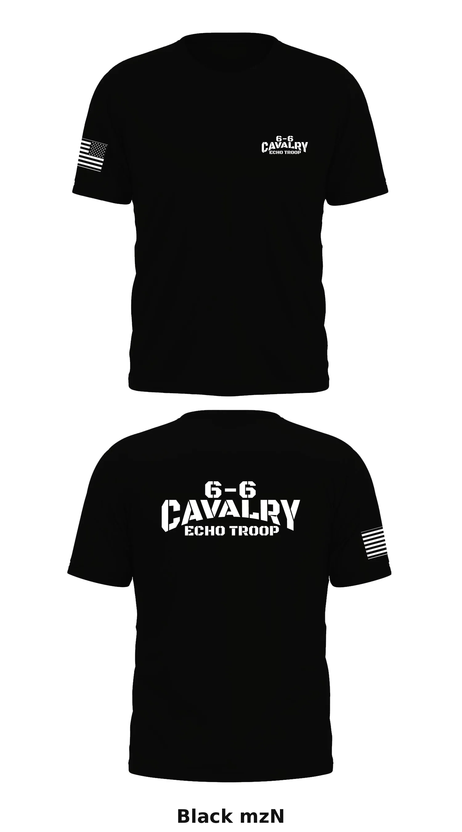 6-6 Cavalry Echo Troop Store 1 Core Men's SS Performance Tee - mzN