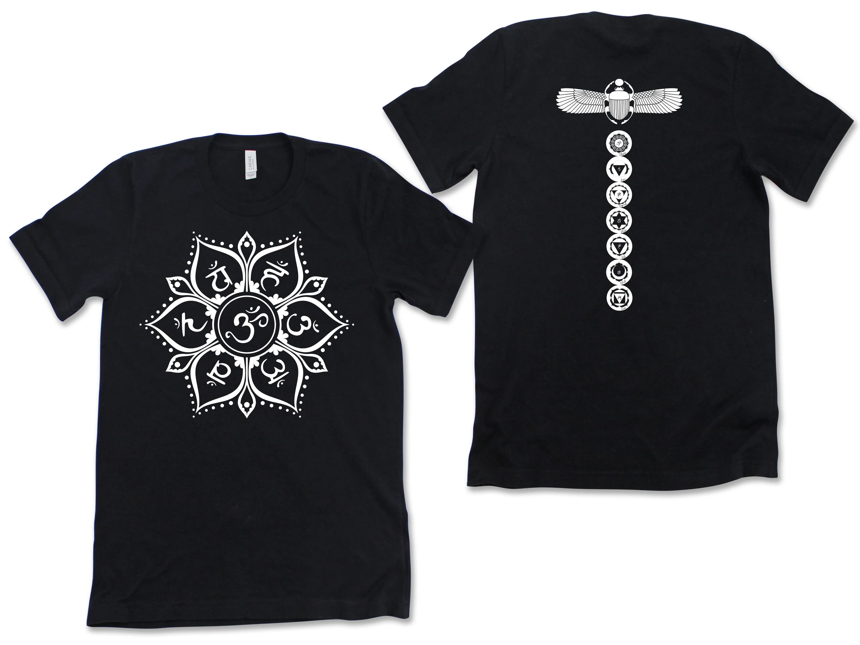 7 Chakra Mandala T-Shirt Front/Back