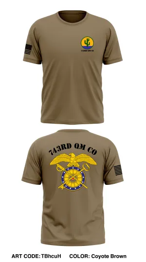 743rd QM Co Store 1 Core Men's SS Performance Tee - TBhcuH