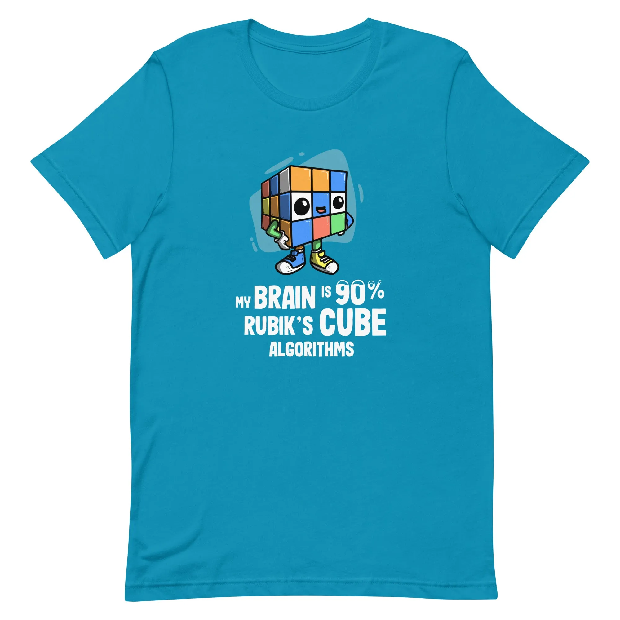 90% Cube Algorithms T-Shirt (Puzzle Pals)