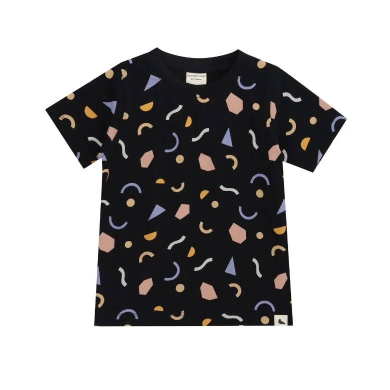 Abstract Print T-Shirt and Cycling Shorts by Turtledove London