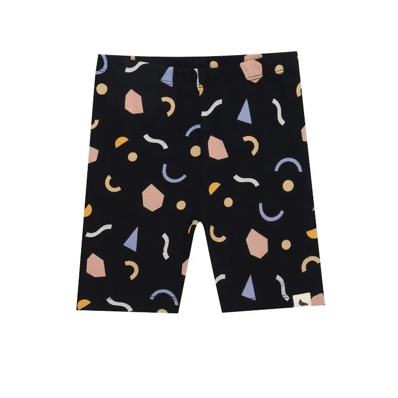 Abstract Print T-Shirt and Cycling Shorts by Turtledove London