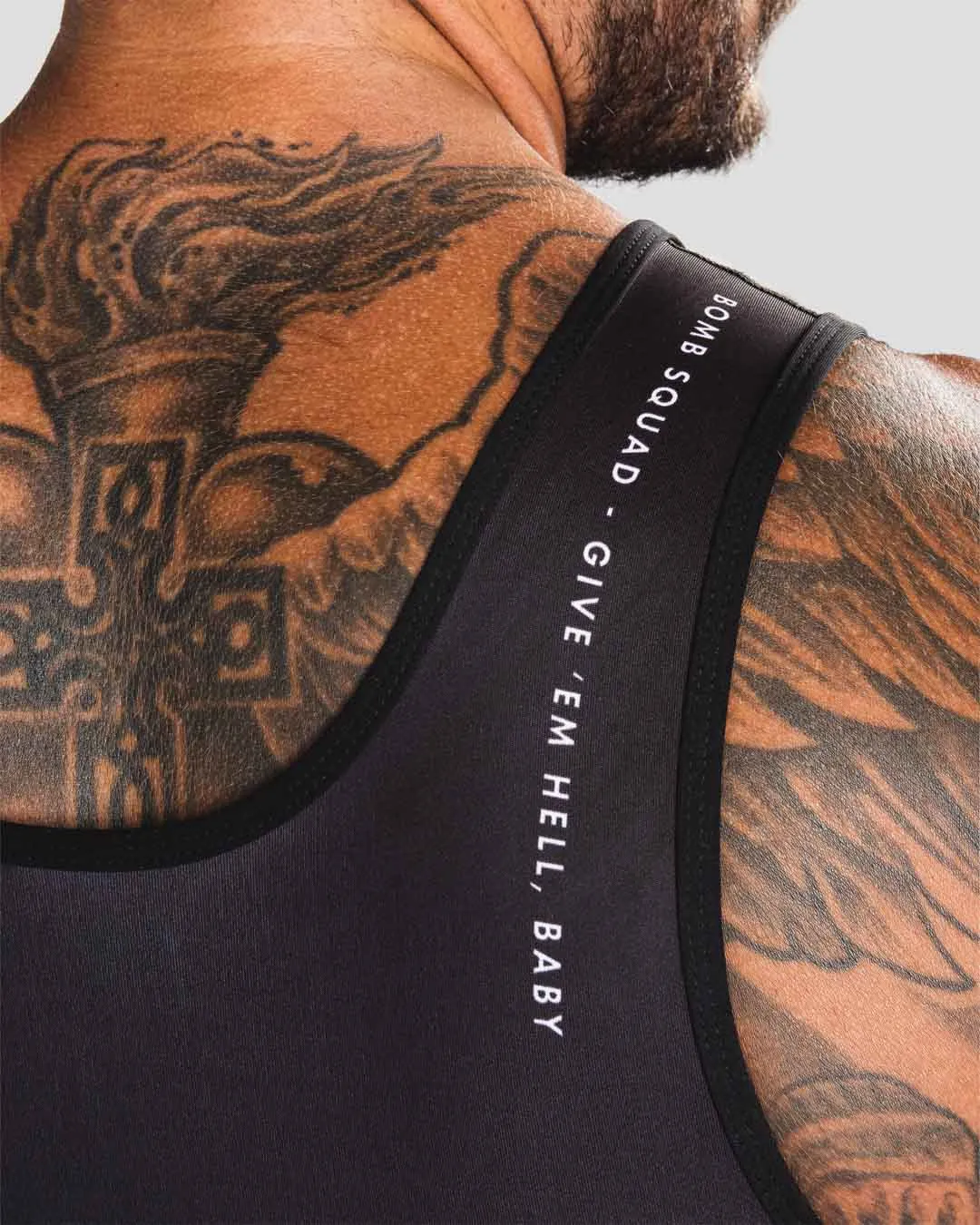 *ACTION GEAR* - NDY SINGLET - BLACK