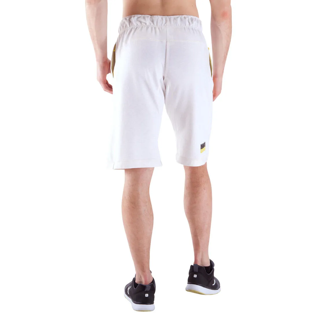 Active Team Fitness Shorts - Mottled White