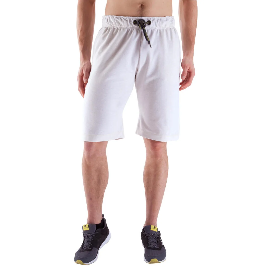 Active Team Fitness Shorts - Mottled White