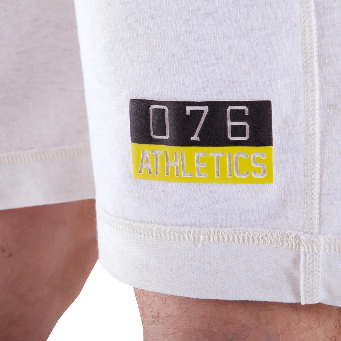 Active Team Fitness Shorts - Mottled White