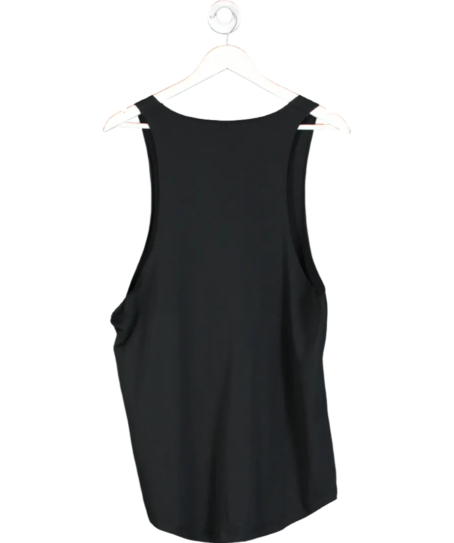 Alphalete Black Aa Raw Cut Tank UK L