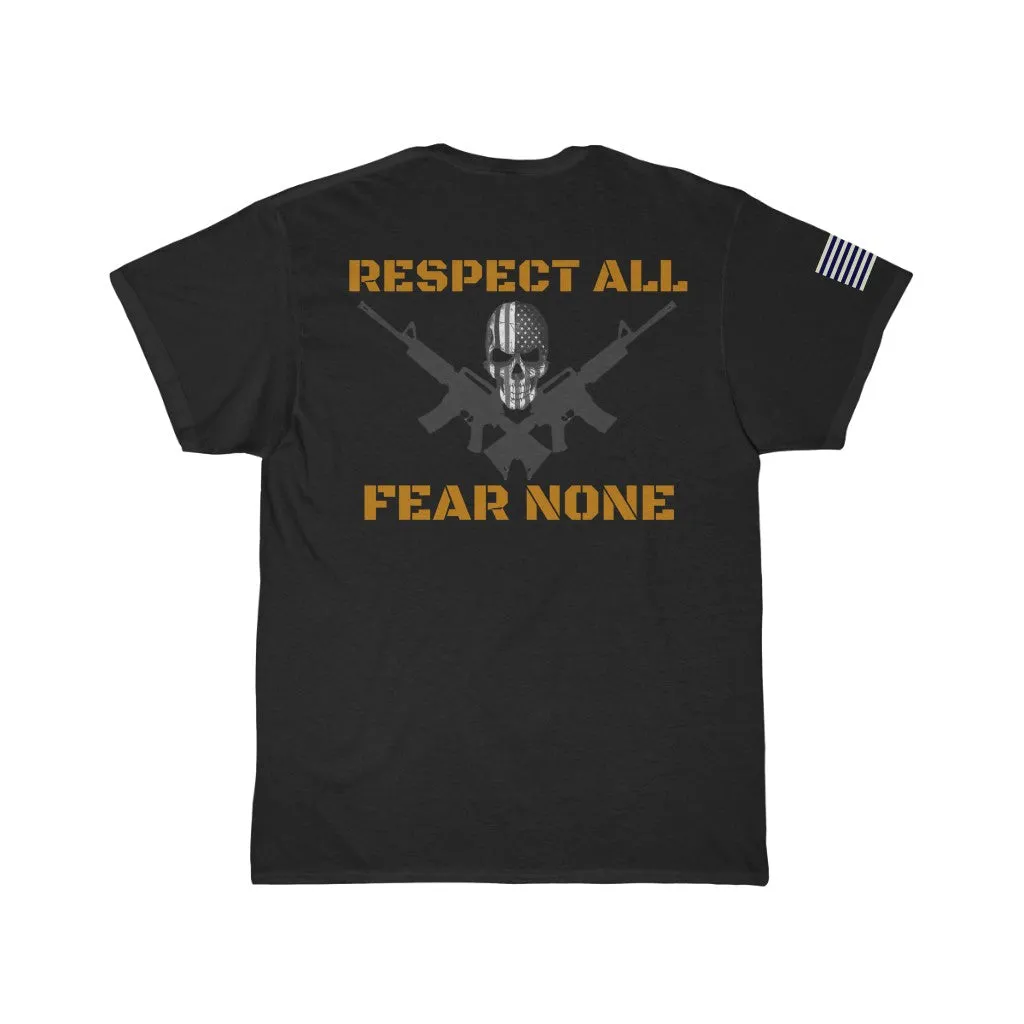 American Pride Respect All Fear None Short Sleeve Tee