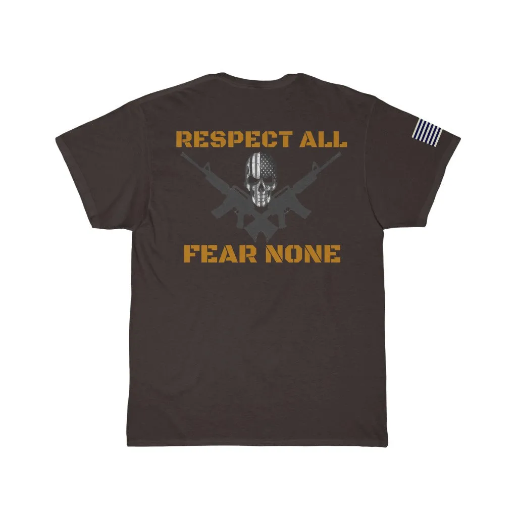 American Pride Respect All Fear None Short Sleeve Tee