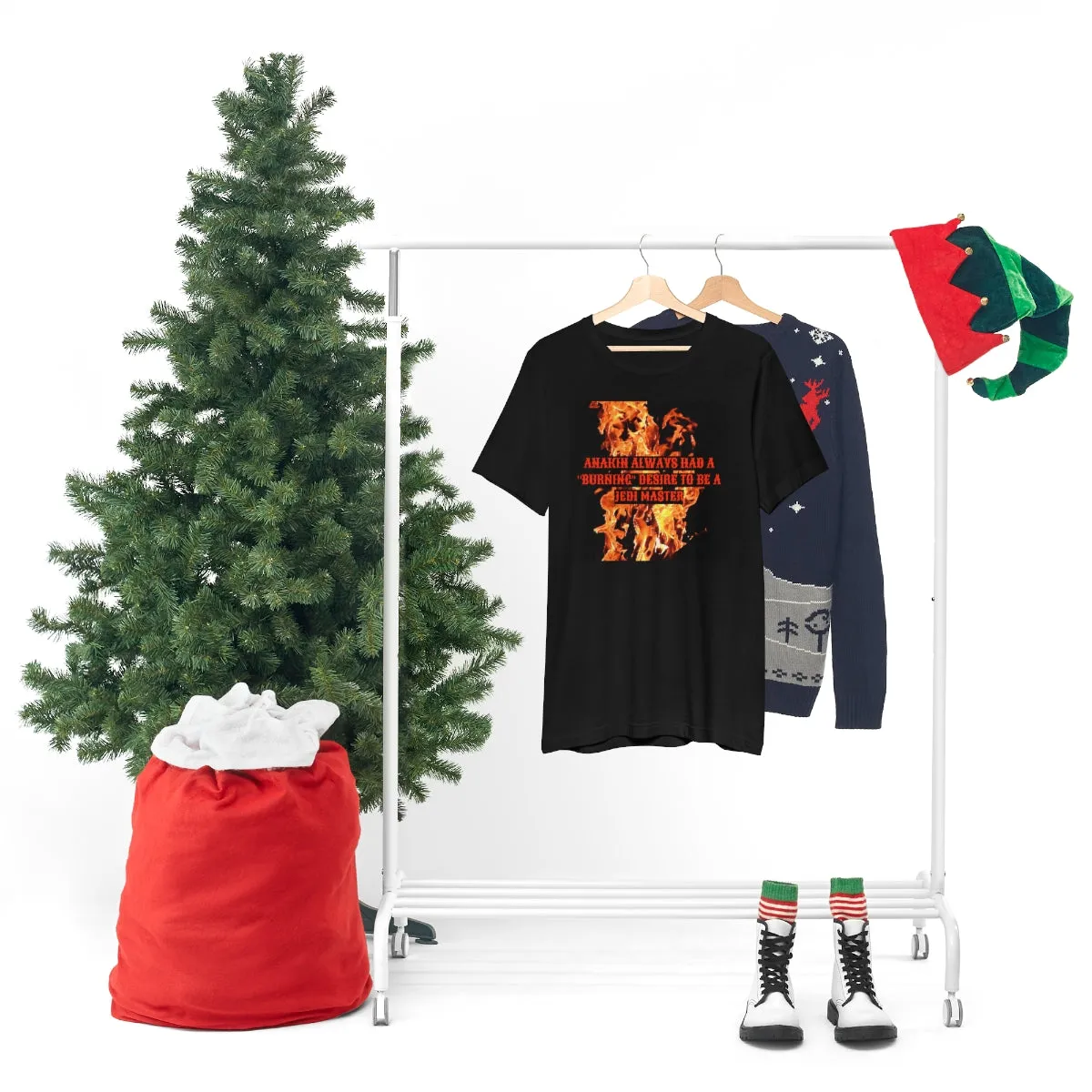 Anakin Always Had A "Burning Desire" to be a Jedi Master Short Sleeve Tee