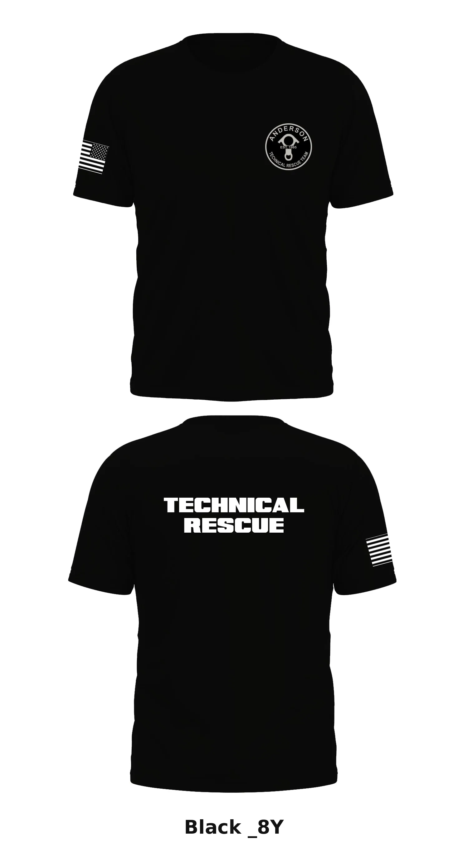 Anderson Technical Rescue Team  Store 1 Core Men's SS Performance Tee - _8Y