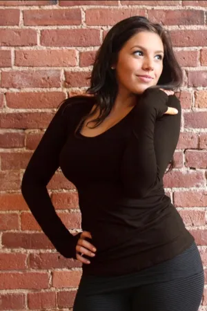 Angelrox V-Neck Long Sleeve Tunic