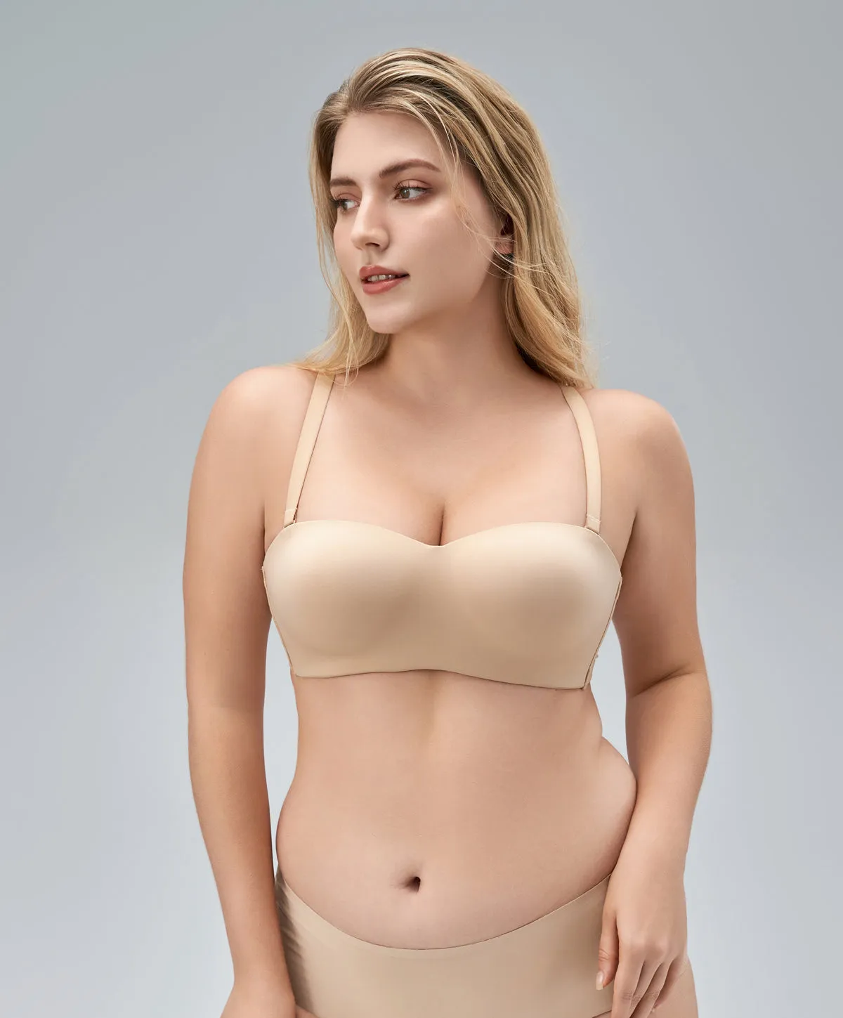 Anti-Slip Bandeau Strapless Bra