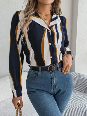 Aria | Striped Blouse