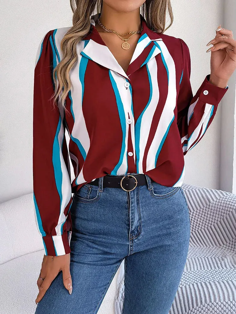 Aria | Striped Blouse
