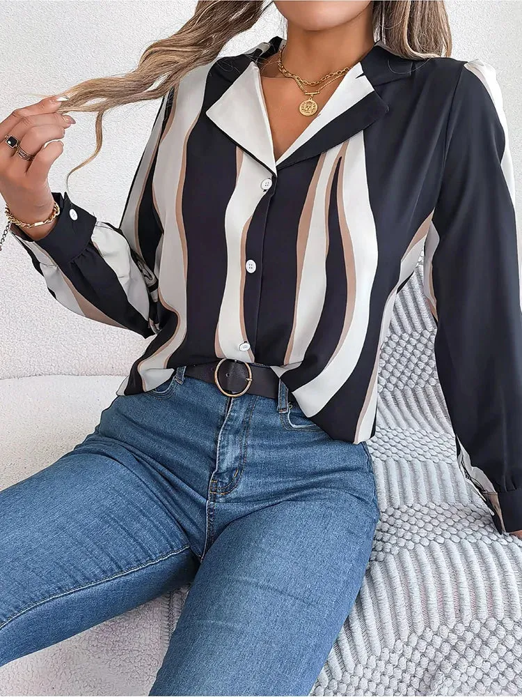 Aria | Striped Blouse
