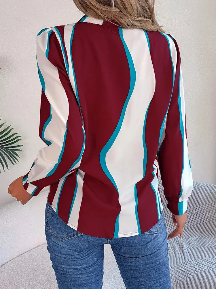 Aria | Striped Blouse