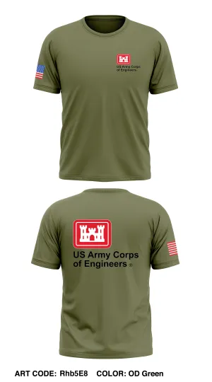 Army Corps of Engineers Store 1 Core Men's SS Performance Tee - Rhb5E8
