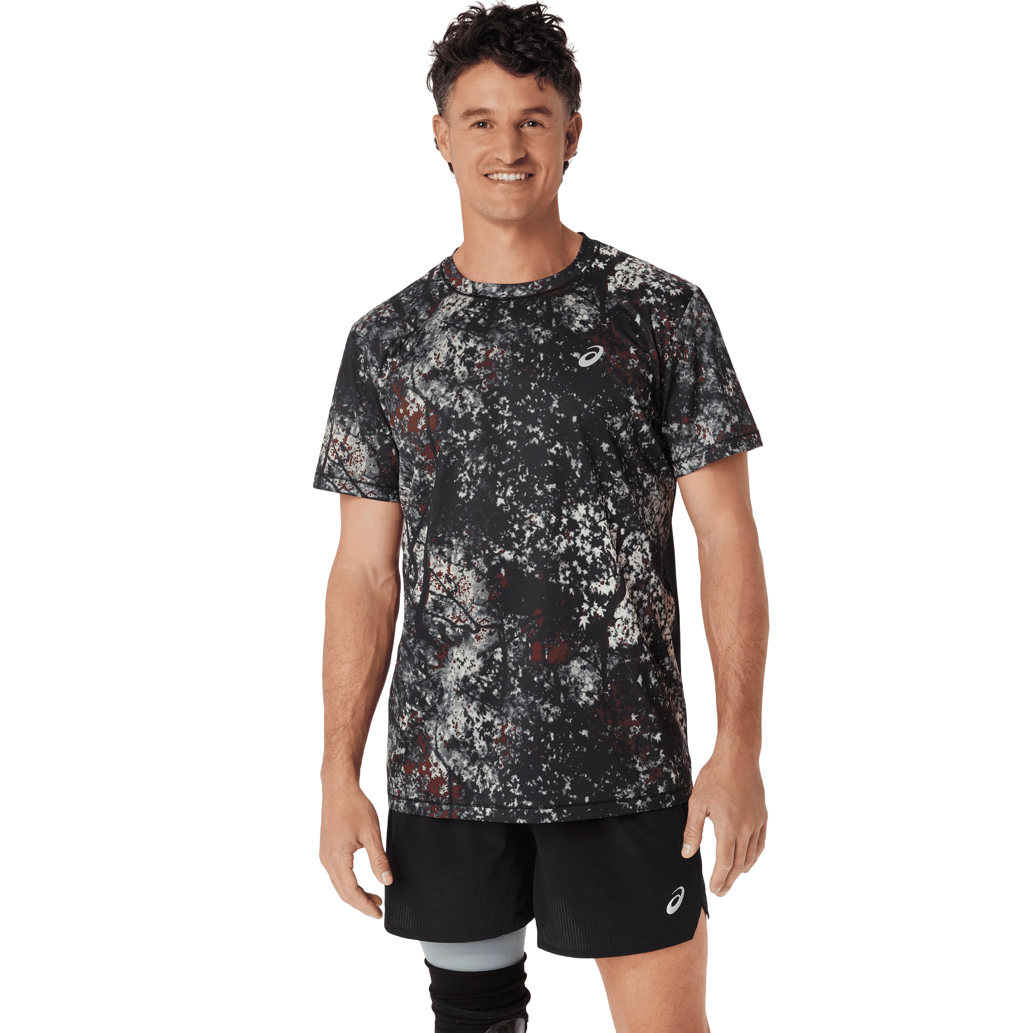 ASICS ALL OVER PRINT SS TOP