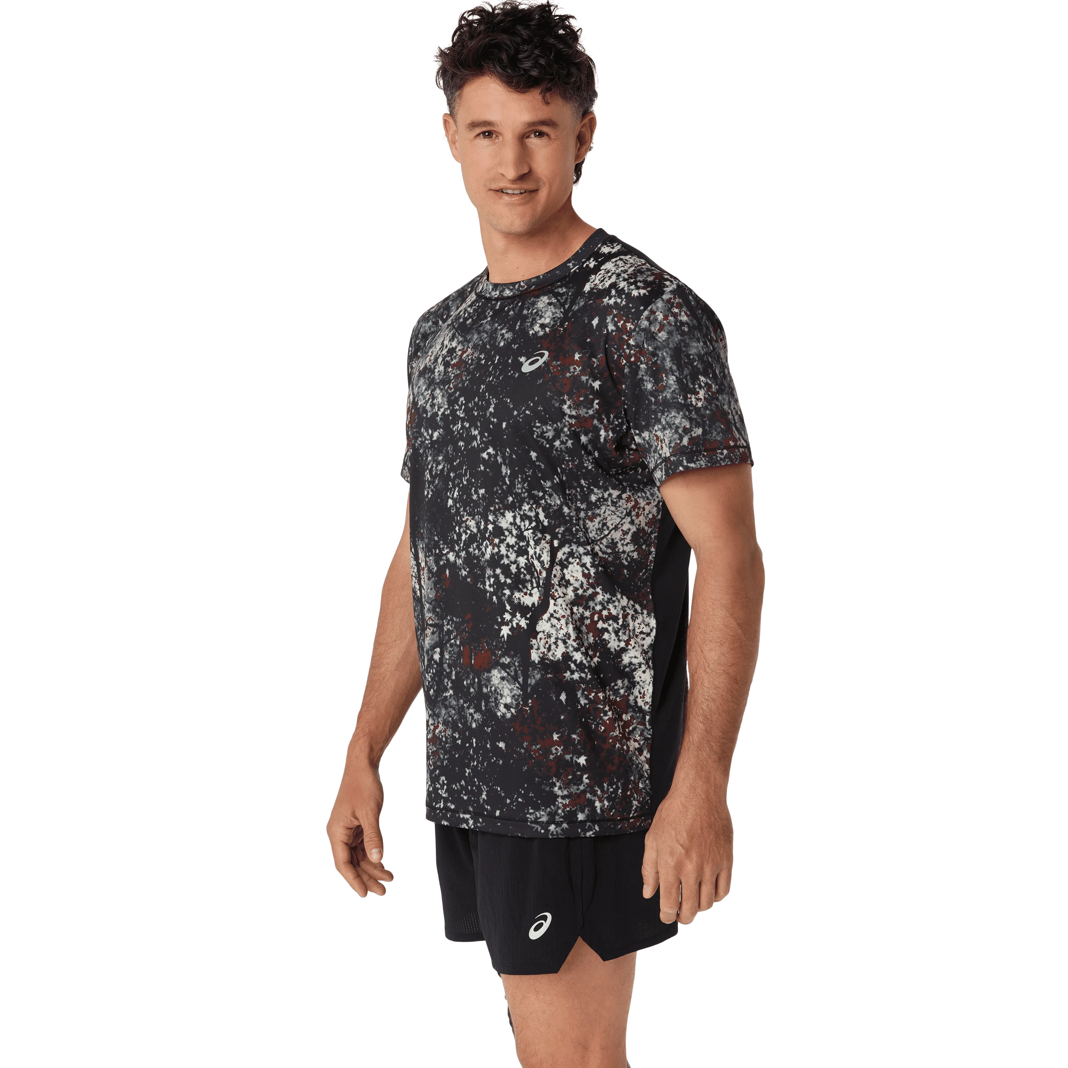 ASICS ALL OVER PRINT SS TOP