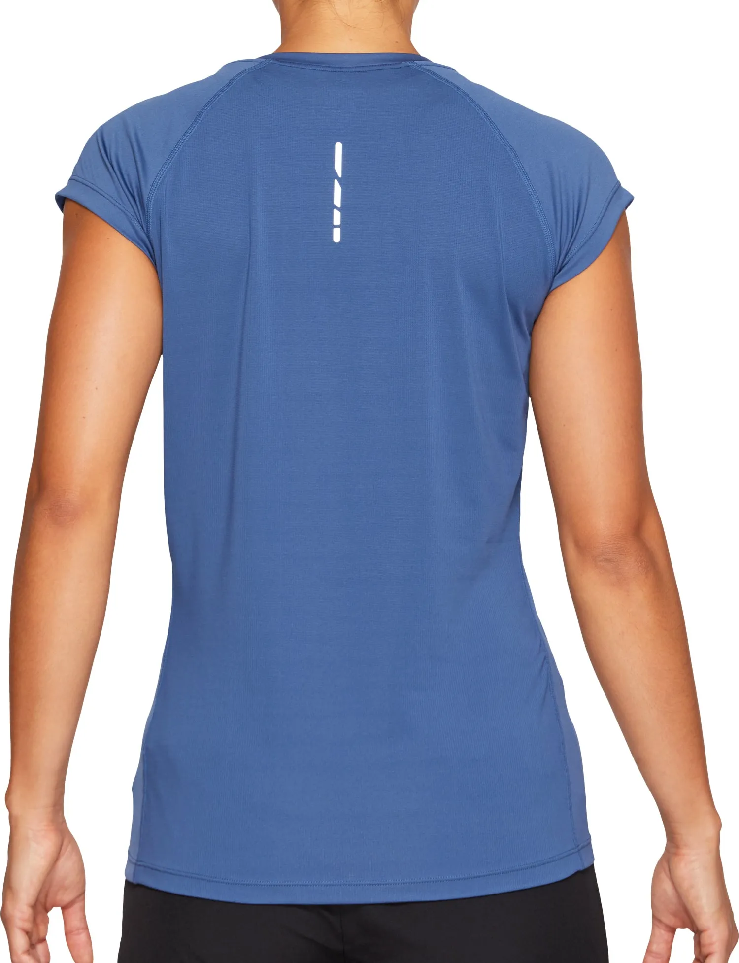 Asics Cap Short Sleeve Womens Running Top - Blue