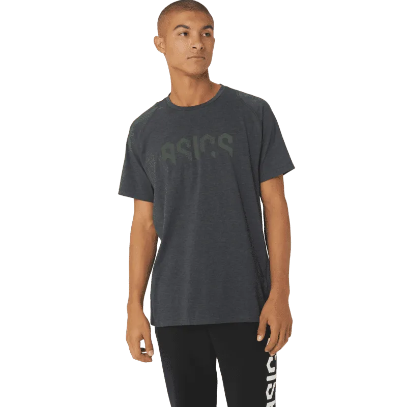 ASICS HEX GRAPHIC COTTON BLEND SS TEE