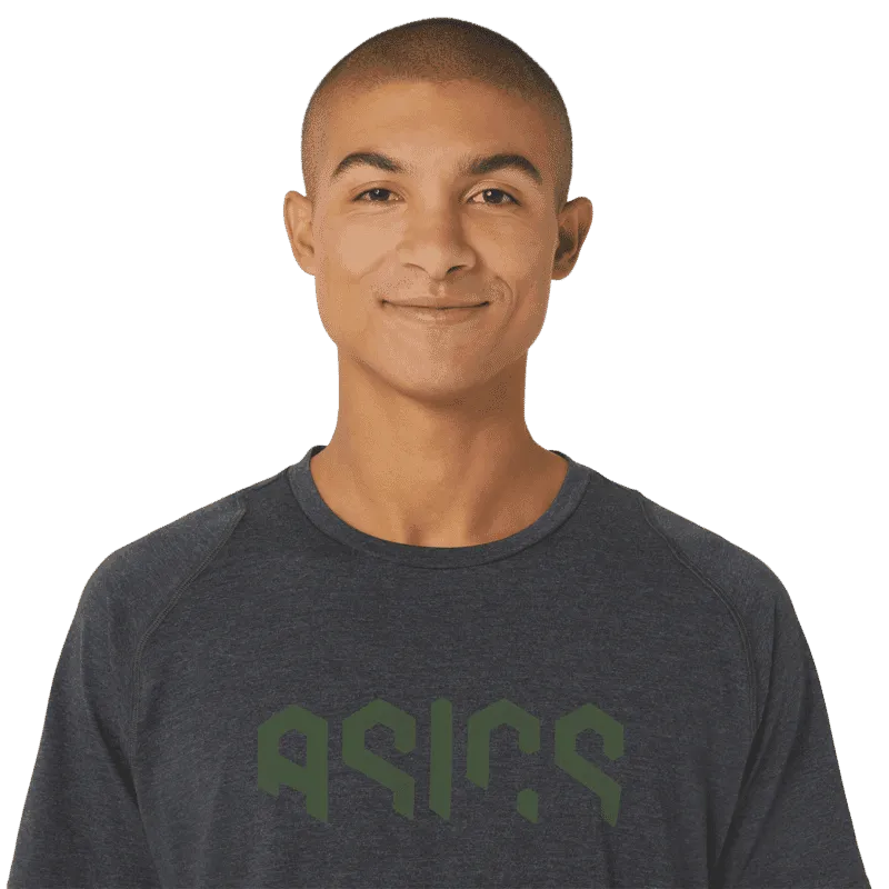 ASICS HEX GRAPHIC COTTON BLEND SS TEE