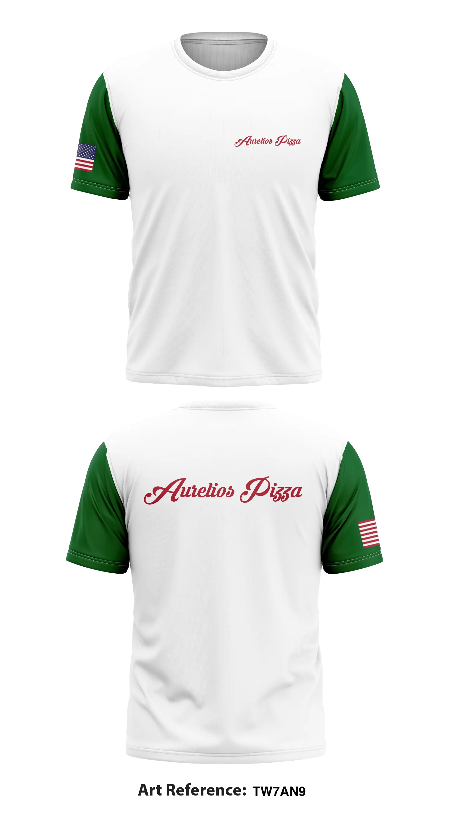 Aurelios Pizza Store 1 Core Men's SS Performance Tee - tW7AN9