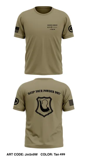 B Co 1-181 IN Core Men's SS Performance Tee - Jm5n9W
