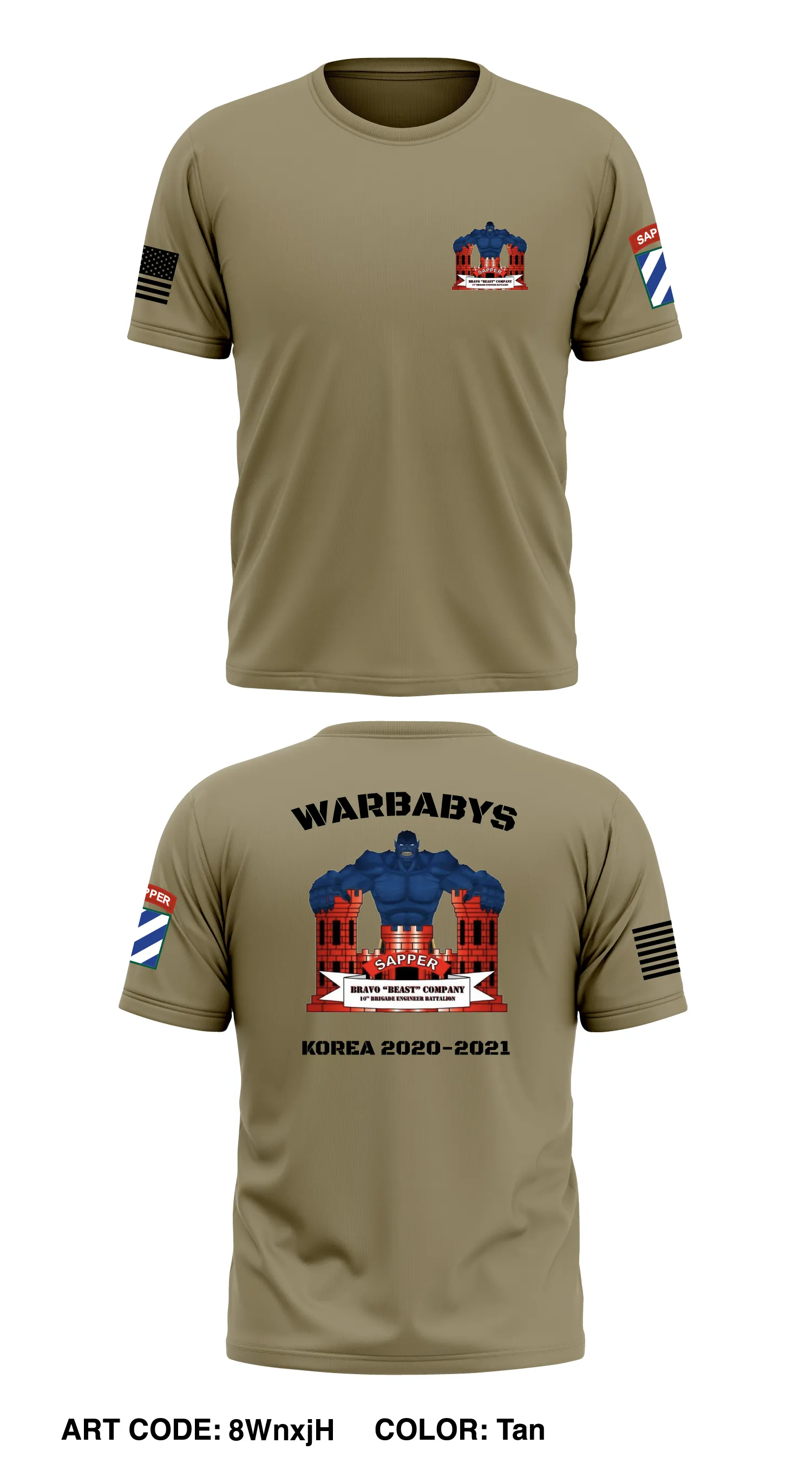 B CO 10 BEB 1ABCT 3ID  Store 1 Core Men's SS Performance Tee - 8WnxjH